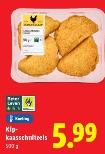 Aanbieding: Kip-kaasschnitzels
