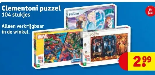 Aanbieding: Clementoni puzzel