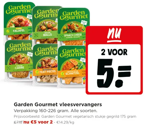 Promotie: Vleesvervangers