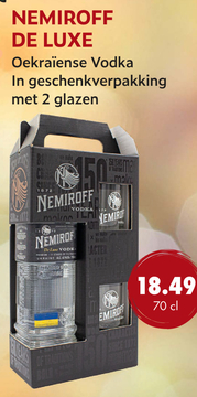 Aanbieding: Nemiroff De Luxe Vodka