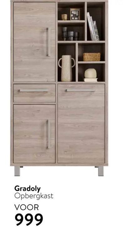 Aanbieding: Gradoly Opbergkast