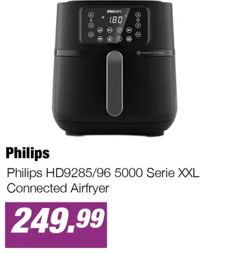 Aanbieding: Philips HD9285/96 5000 Serie XXL Connected Airfryer