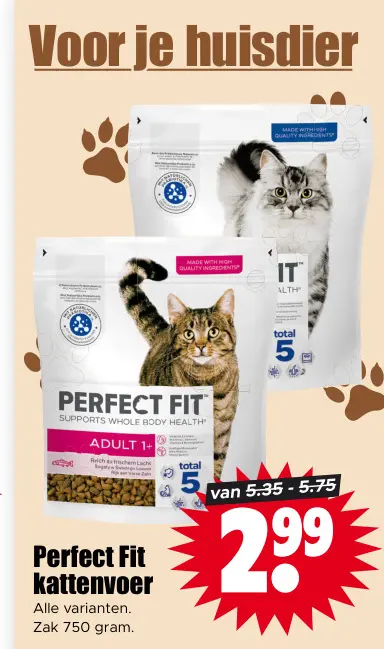 Aanbieding: Perfect Fit kattenvoer