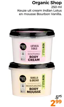 Aanbieding: Organic shop