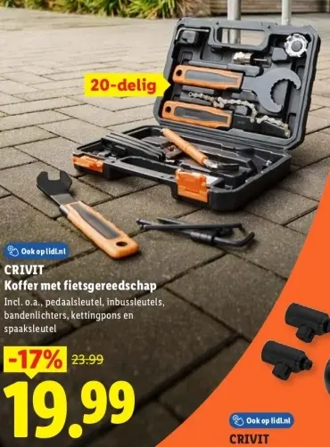 Aanbieding: Koffer met fietsgereedschap