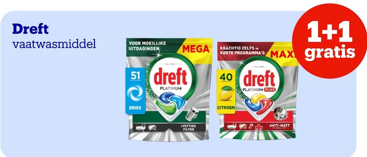 Promotie: Dreft vaatwasmiddel
