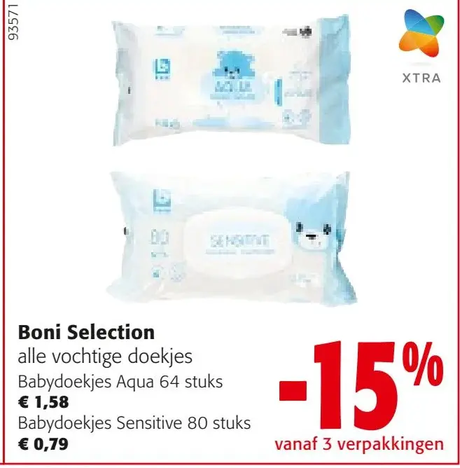 Aanbieding: Boni Selection alle vochtige doekjes