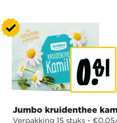 Promotie: Jumbo Kruidenthee kamille