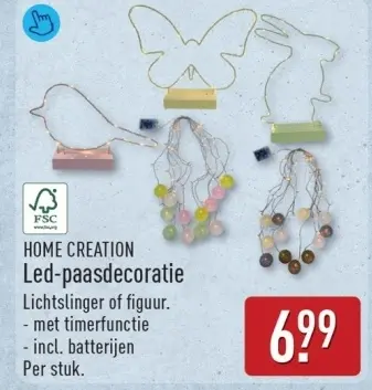 Aanbieding: Led-paasdecoratie