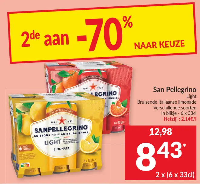 Promotie: San Pellegrino Light