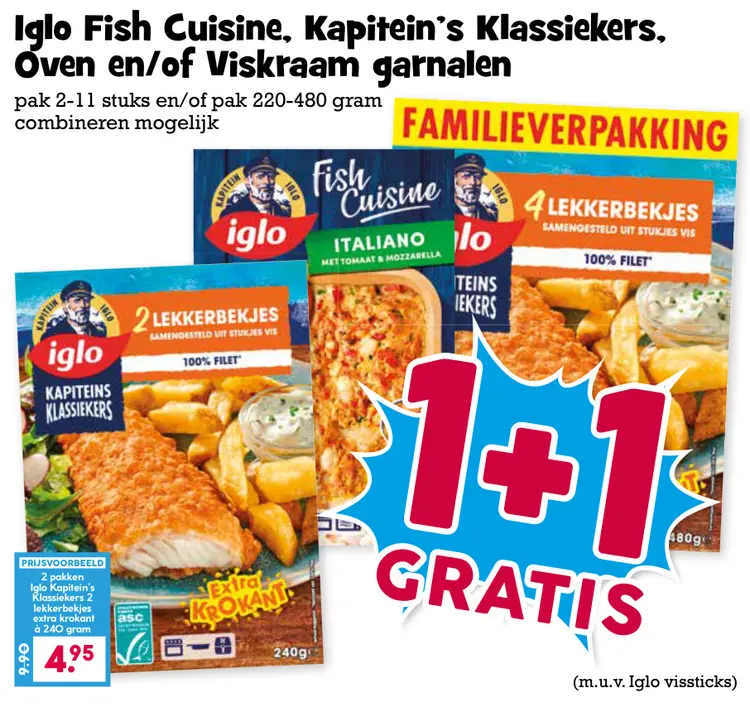 Aanbieding: Diverse diepvriesvis