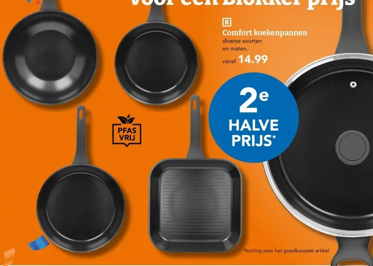 Aanbieding: Comfort koekenpannen