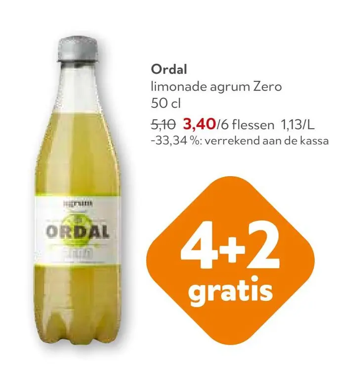 Promotie: limonade agrum Zero