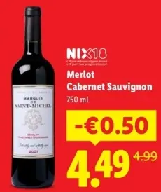 Aanbieding: Merlot Cabernet Sauvignon