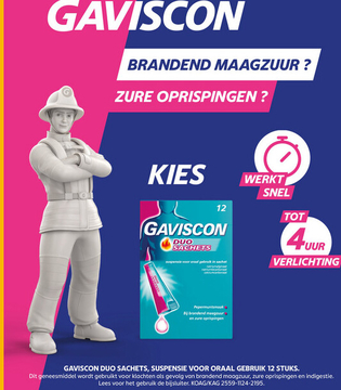 Aanbieding: GAVISCON DUO SACHETS