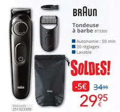 Offre: Tondeuse à barbe