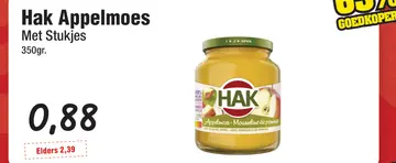 Aanbieding: Hak Appelmoes Met Stukjes