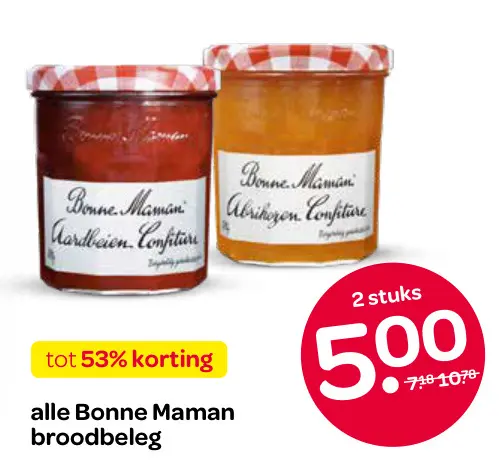 Aanbieding: Bonne Maman broodbeleg