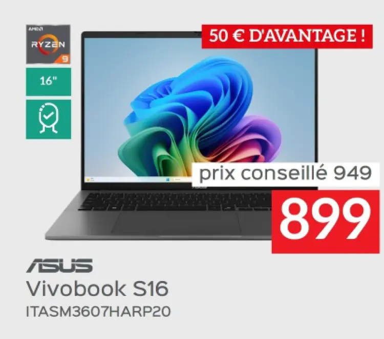 Offre: Vivobook S16