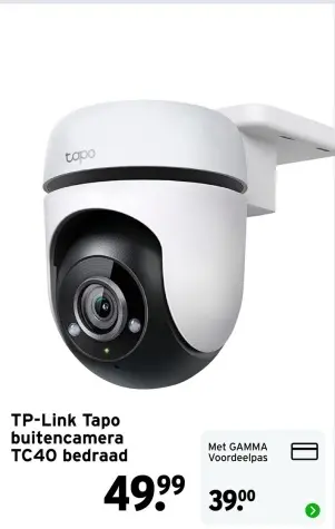 Aanbieding: Tapo buitencamera TC40 bedraad