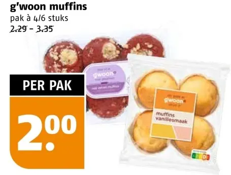 Aanbieding: muffins
