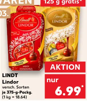 Aanbieding: LINDT Lindor