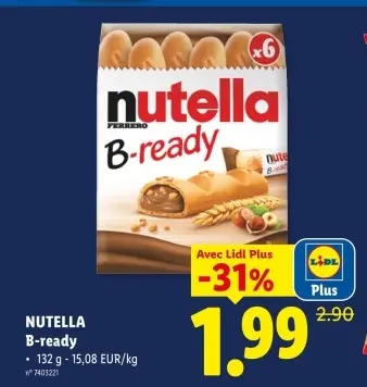 Offre: NUTELLA B-ready