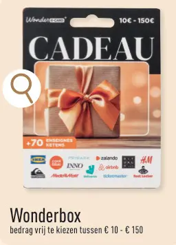 Aanbieding: Wonderbox giftcard