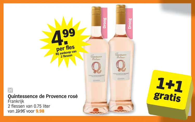 Promotie: Quintessence de Provence rosé
