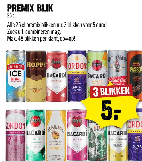 Aanbieding: Premix Blik