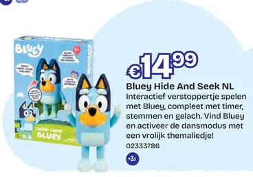 Aanbieding: Bluey Hide And Seek NL