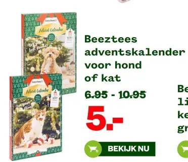Aanbieding: adventskalender voor hond of kat