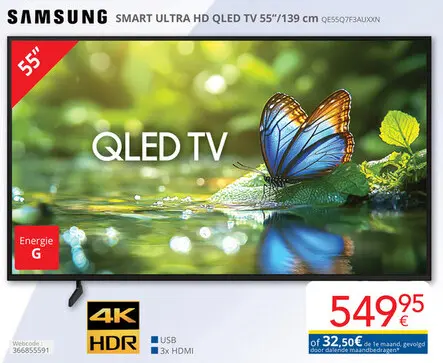 Promotie: Smart ultra hd qled tv