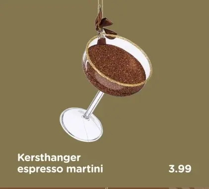 Aanbieding: Kersthanger espresso martini