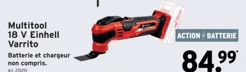 Offre: Multitool 18 V Einhell Varrito