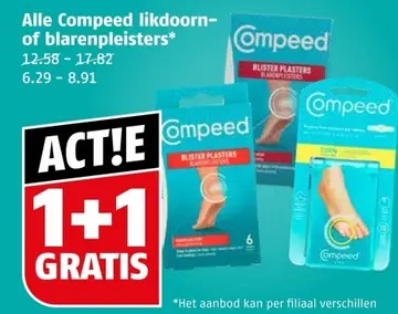 Aanbieding: Compeed likdoorn- of blarenpleisters
