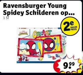 Aanbieding: Ravensburger Young Spidey Schilderen op...
