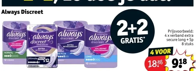 Aanbieding: Always Discreet