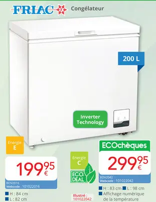 Offre: Congélateur