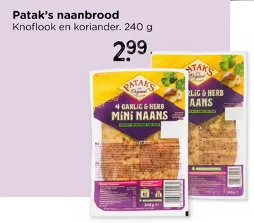 Aanbieding: Patak's naanbrood