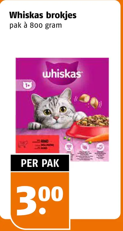 Aanbieding: Whiskas brokjes