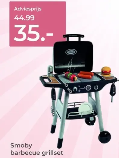 Aanbieding: Smoby barbecue grillset