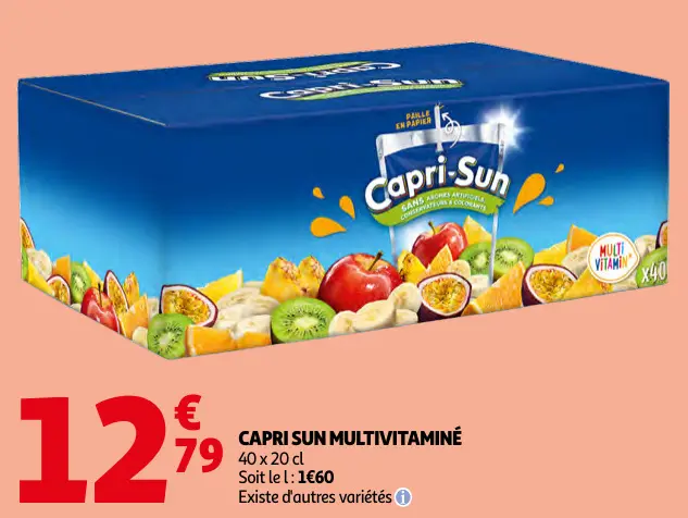Offre: Capri sun multivitaminé