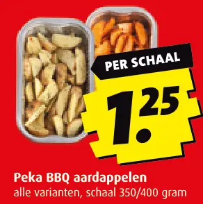Aanbieding: Peka BBQ aardappelen