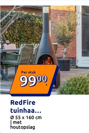 Promotie: RedFire tuinhaard