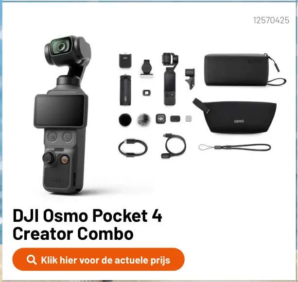 Aanbieding: Osmo Pocket 4 Creator Combo