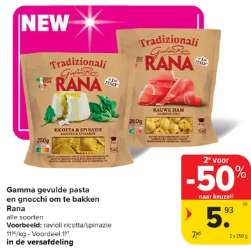 Aanbieding: Gamma gevulde pasta en gnocchi om te bakken