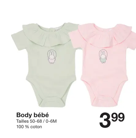 Offre: Body bébé