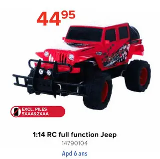 Offre: RC full function Jeep
