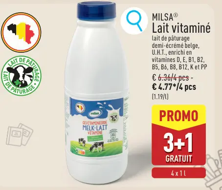 Offre: Lait vitaminé